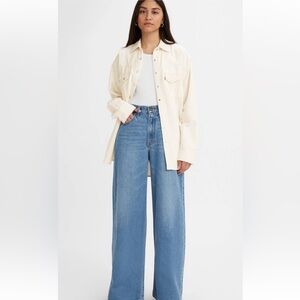 Levi’s wide leg jeans